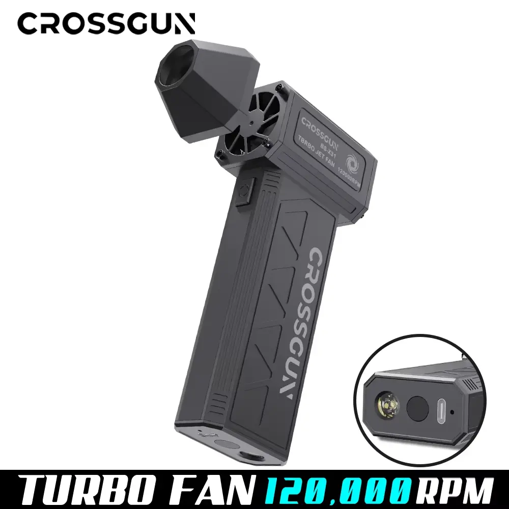 CROSSGUN X31 Strong Mini Turbo Fan Portable Handheld With Dust storm Air Blower