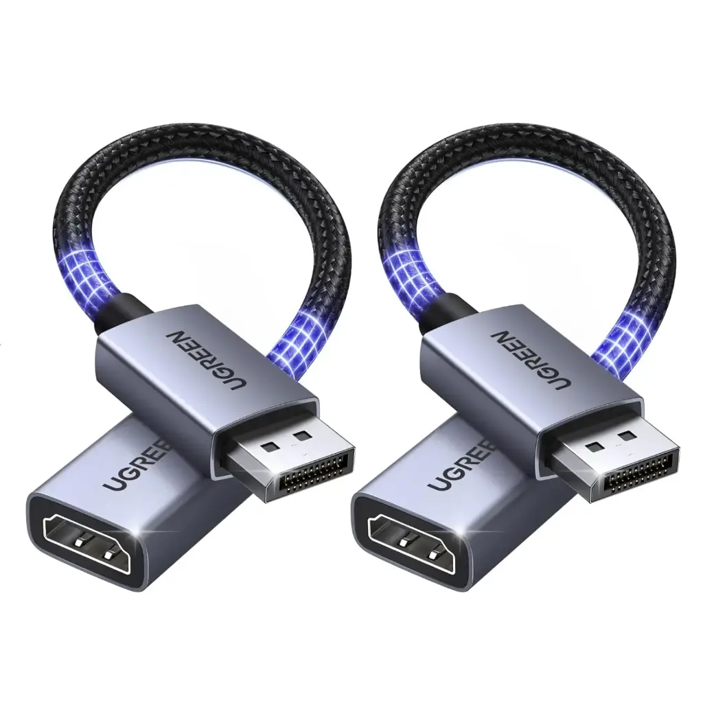 UGREEN 65982 DisplayPort to HDMI Adapter, 4K