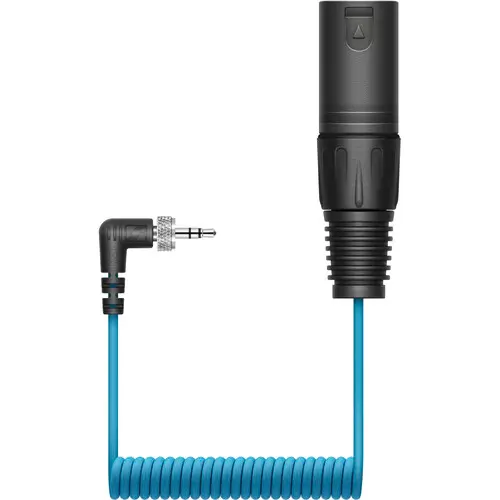 Sennheiser CL 35-XLR Right-Angle Locking 3.5mm TRS to XLR Male Coiled Cable