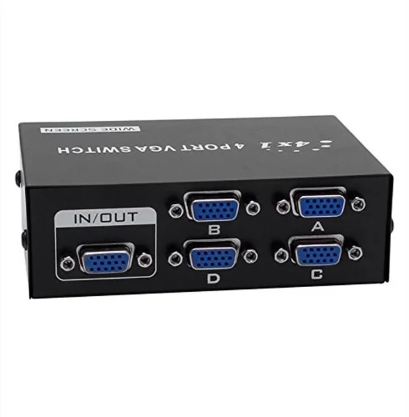 4 Port VGA Splitter 1600x1280 150 Mhz C-1504