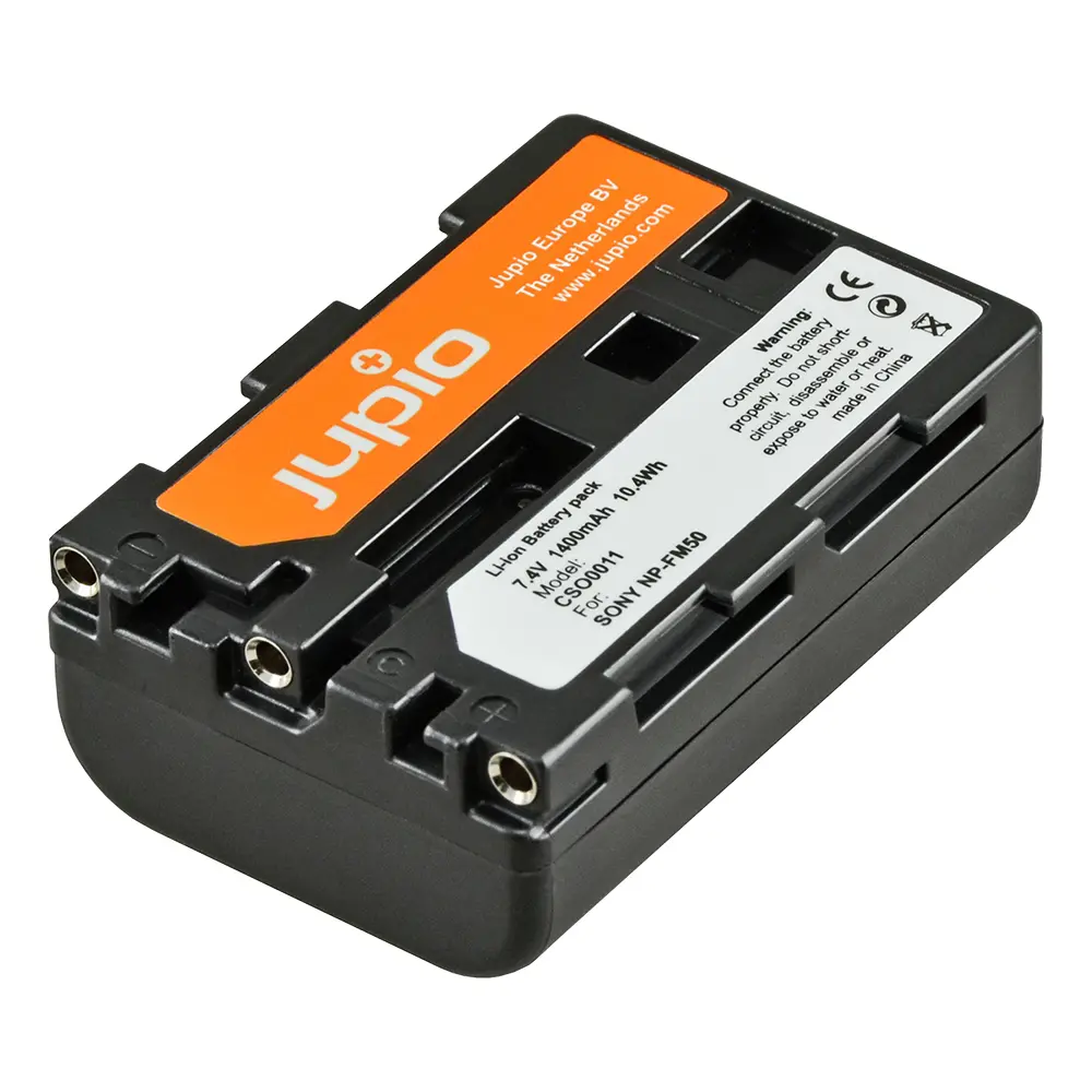 Jupio NP-FM50 Lithium-Ion Battery Pack for Sony (7.4 V, 1850 mAh)