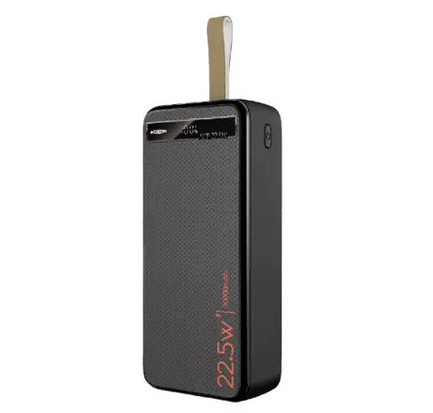 MOXOM Power Bank 30000 mAh with LCD Display, SCP 22.5W and PD 22.5W