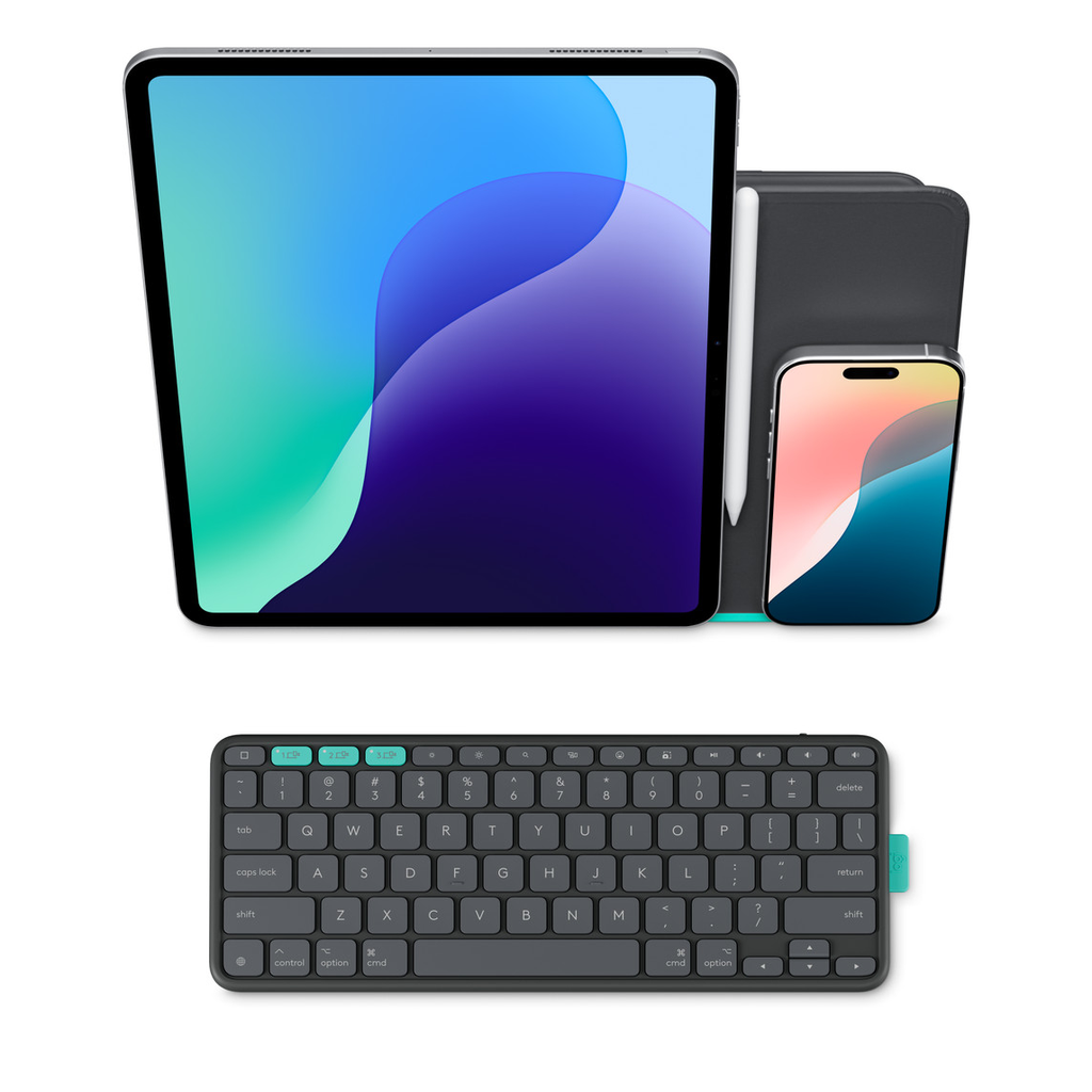 Logitech Flip Folio Bluetooth Keyboard Case for iPad Pro and iPad Air 13-inch – Graphite
