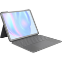 Logitech Combo Touch Keyboard Case for iPad Air 13-inch (M2, M3 & M4) - Detachable Backlit Keyboard, Oxford Grey
