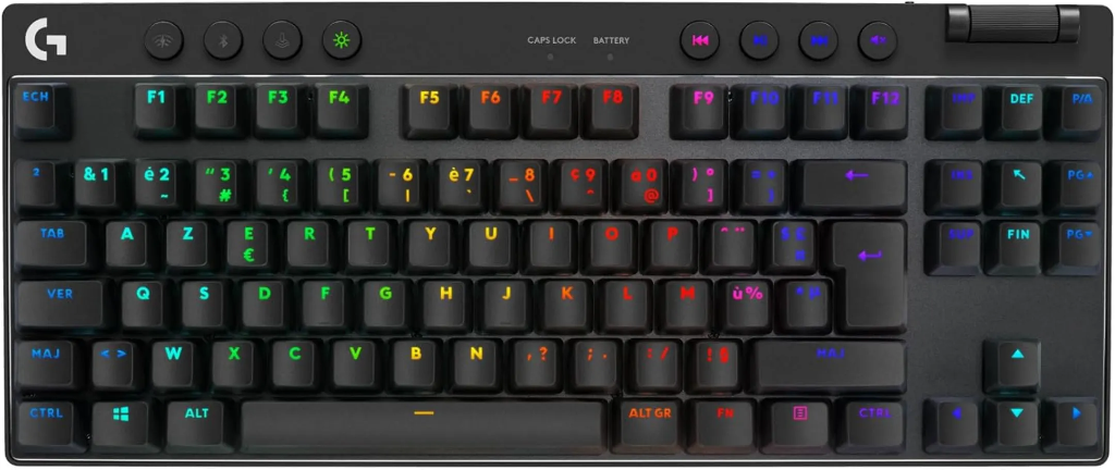 Logitech G PRO X TKL LIGHTSPEED Wireless Gaming Keyboard – Black