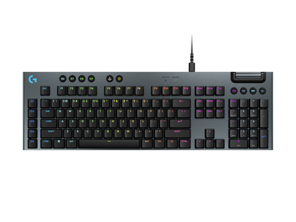 Logitech G915 X Low Profile Wired Gaming Keyboard – Black