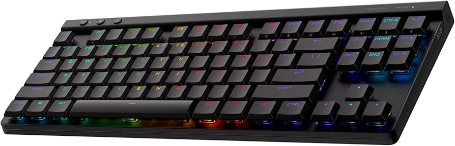 Logitech G515 TKL Wired Gaming Keyboard – Black, USB