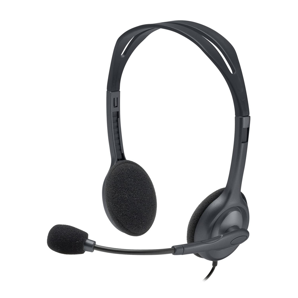 Logitech H111 Wired Stereo Headset with Microphone