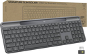 LOGI K980 Slim Solar Keyboard – Graphite, 2.4GHz / Bluetooth Logitech