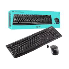 Logitech MK270 Wireless Keyboard and Mouse Combo (Arabic Layout) - 2.4 GHz Unifying Receiver