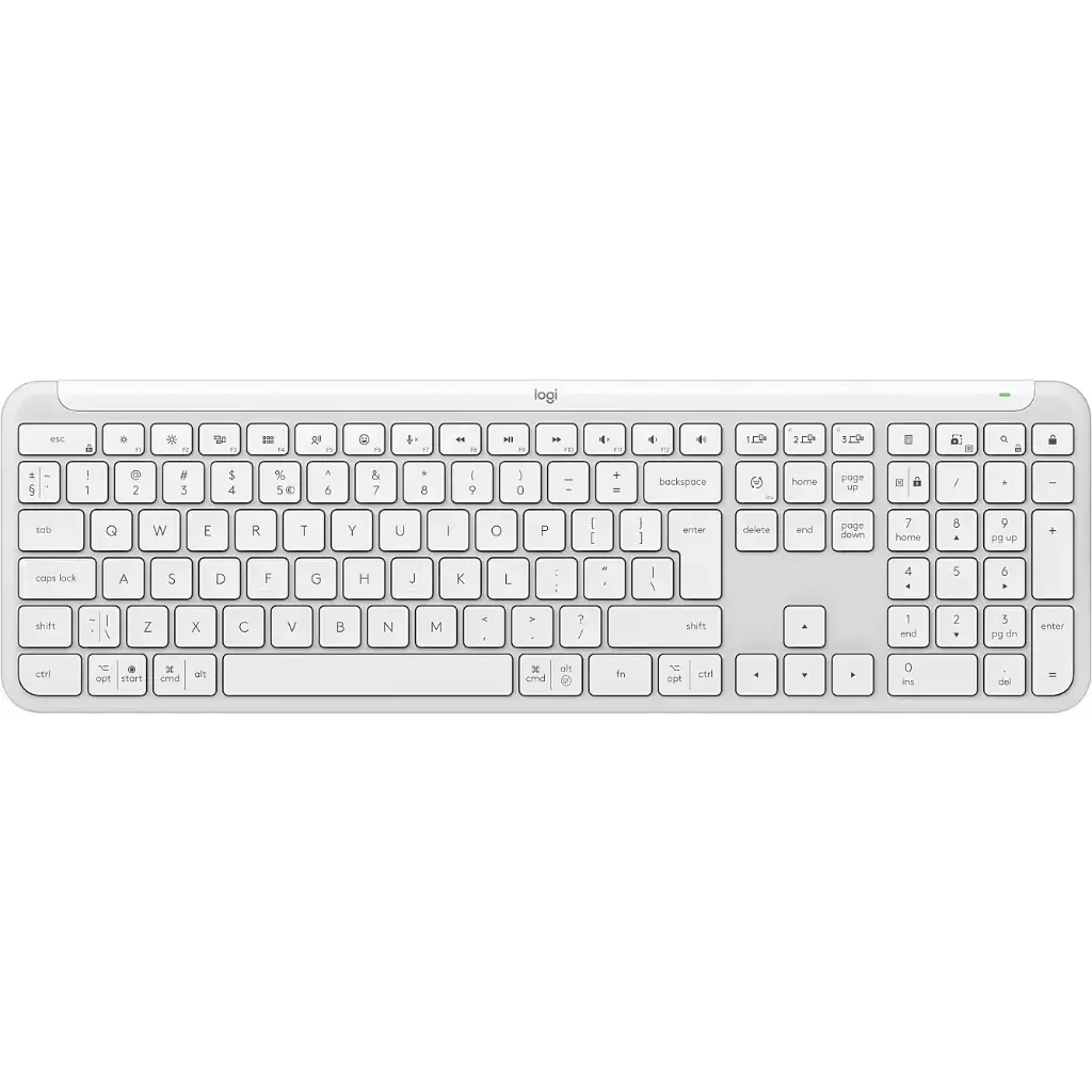 LOGITECH K950 SLIM WIRELESS KEYBOARD OFF WHIT 2.4GHZ/BT