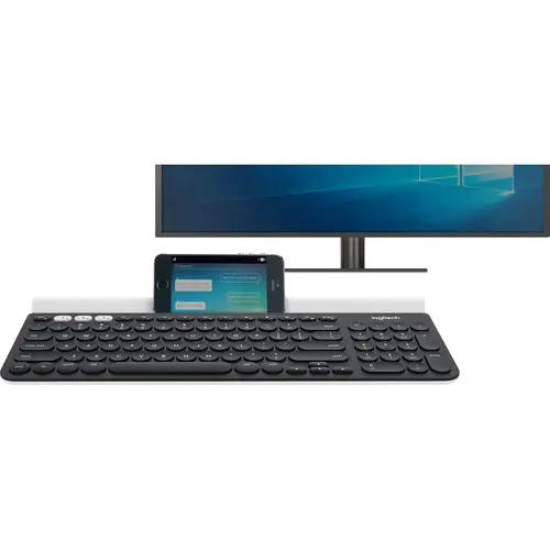 LO K780 Wireless Bluetooth Integrated Black Keyboard