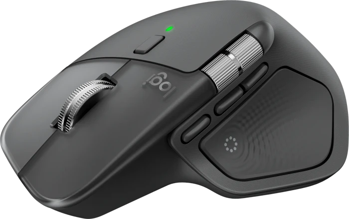 Logitech MX Master 4 for Mac Wireless Mouse – Space Black