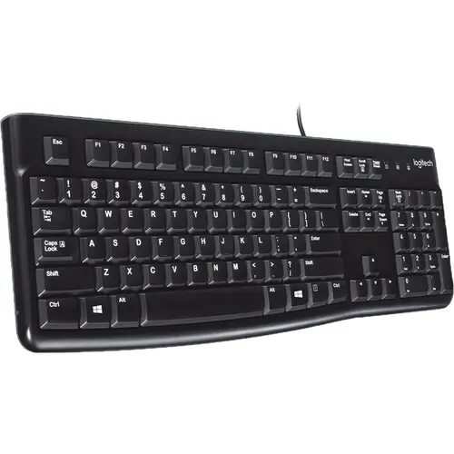 Logitech MK120 Wired USB Keyboard and Mouse Set - Hebrew Layout