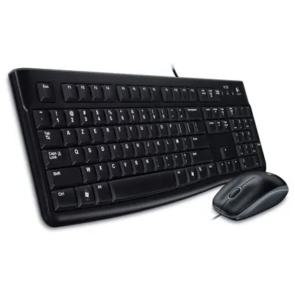Logitech K120 Wired USB Keyboard - Hebrew Layout, OEM
