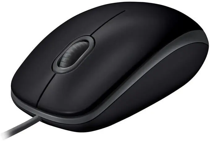 Logitech B110 Silent Wired Optical Mouse