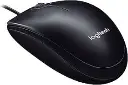 Logitech M90 Wired USB Mouse - 1000 DPI Optical Tracking, Black