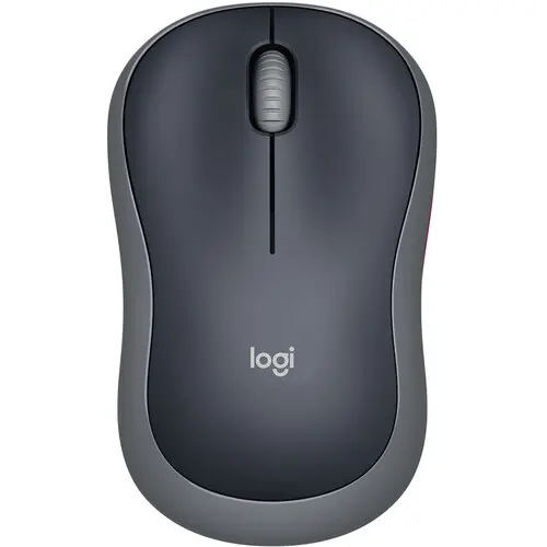 Logitech M330 SILENT PLUS Wireless Mouse - 1000 DPI, 2.4 GHz Nano Receiver, Black