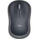 Logitech M330 SILENT PLUS Wireless Mouse - 1000 DPI, 2.4 GHz Nano Receiver, Black