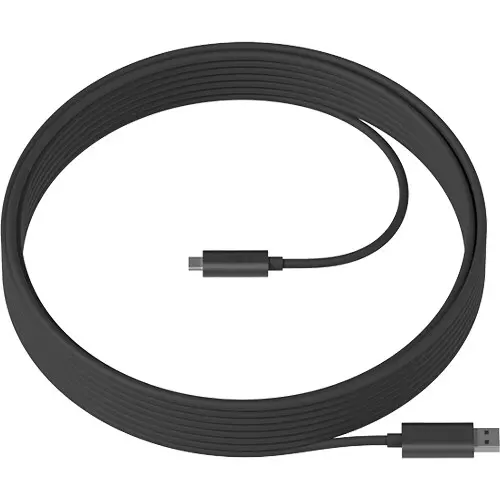 Logitech Strong USB Cable – 10 m Active Optical USB 3.2