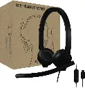 Logitech H570e Wired Stereo Headset – USB-C, Microsoft Teams Version, Black
