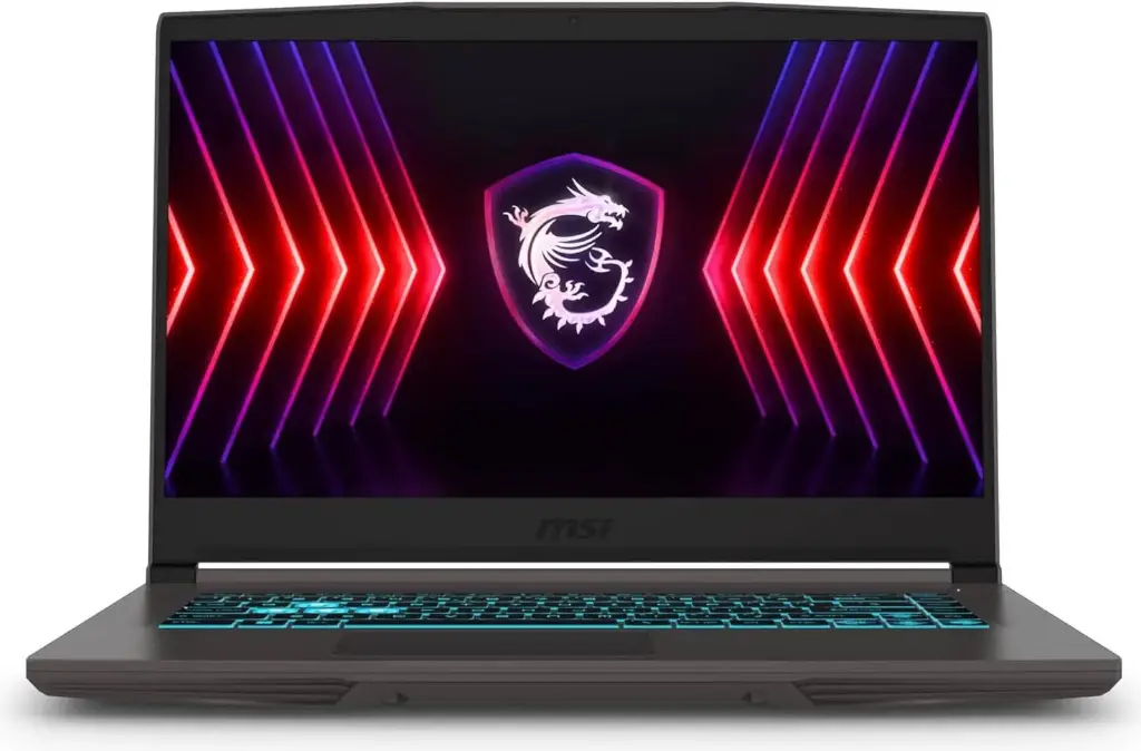 MSI Thin 15 B13UDX Gaming Laptop — Intel Core i7-13620H, 16 GB RAM, 512 GB SSD, GeForce RTX 3050 6 GB, Black