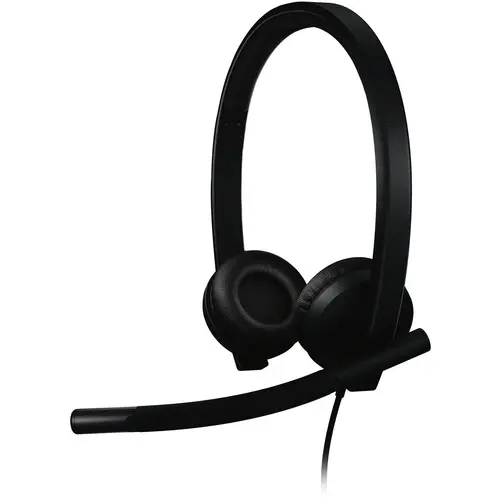 Logitech H570e Wired Stereo Headset – USB-A, Microsoft Teams Version, Black