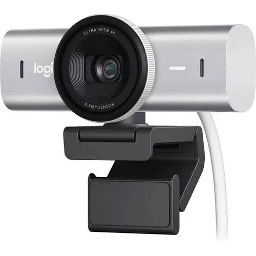 Logitech MX Brio 4K Ultra HD Webcam – Pale Grey