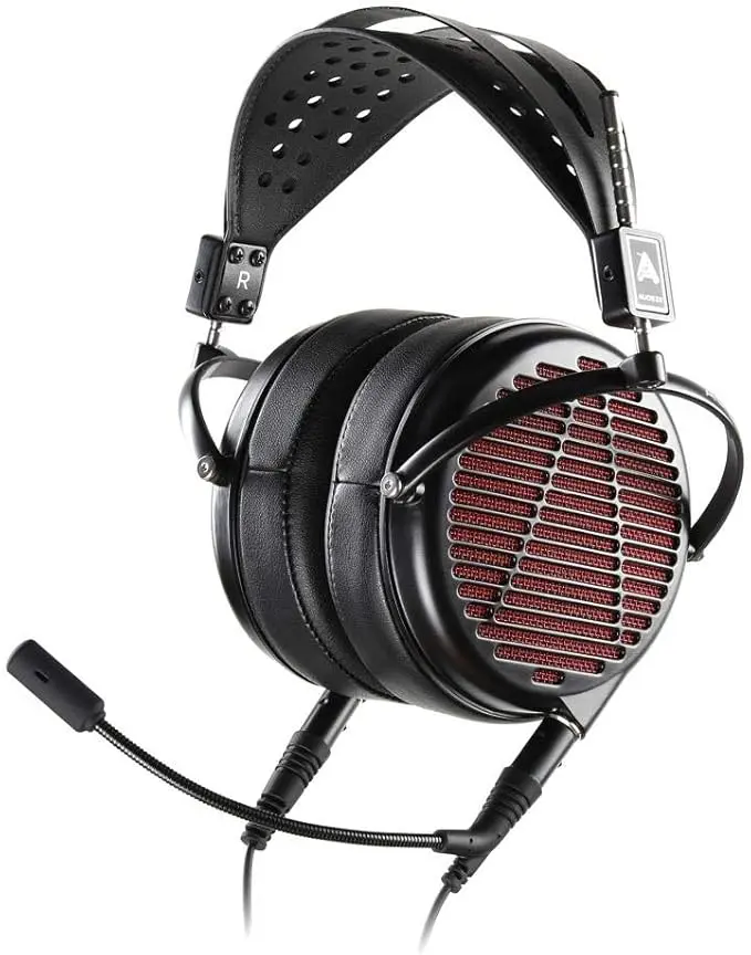 Audeze LCD-GX Open-Back Planar Magnetic Gaming Headphone with Boom Microphone