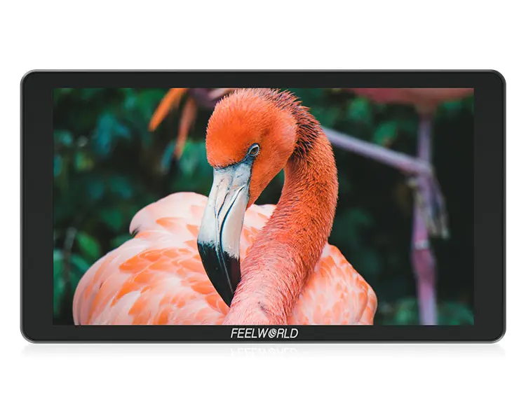FEELWORLD P6XL 6 Inch 1200nit Built-in Battery Aluminium DSLR Camera Field Monitor 4K HDMI