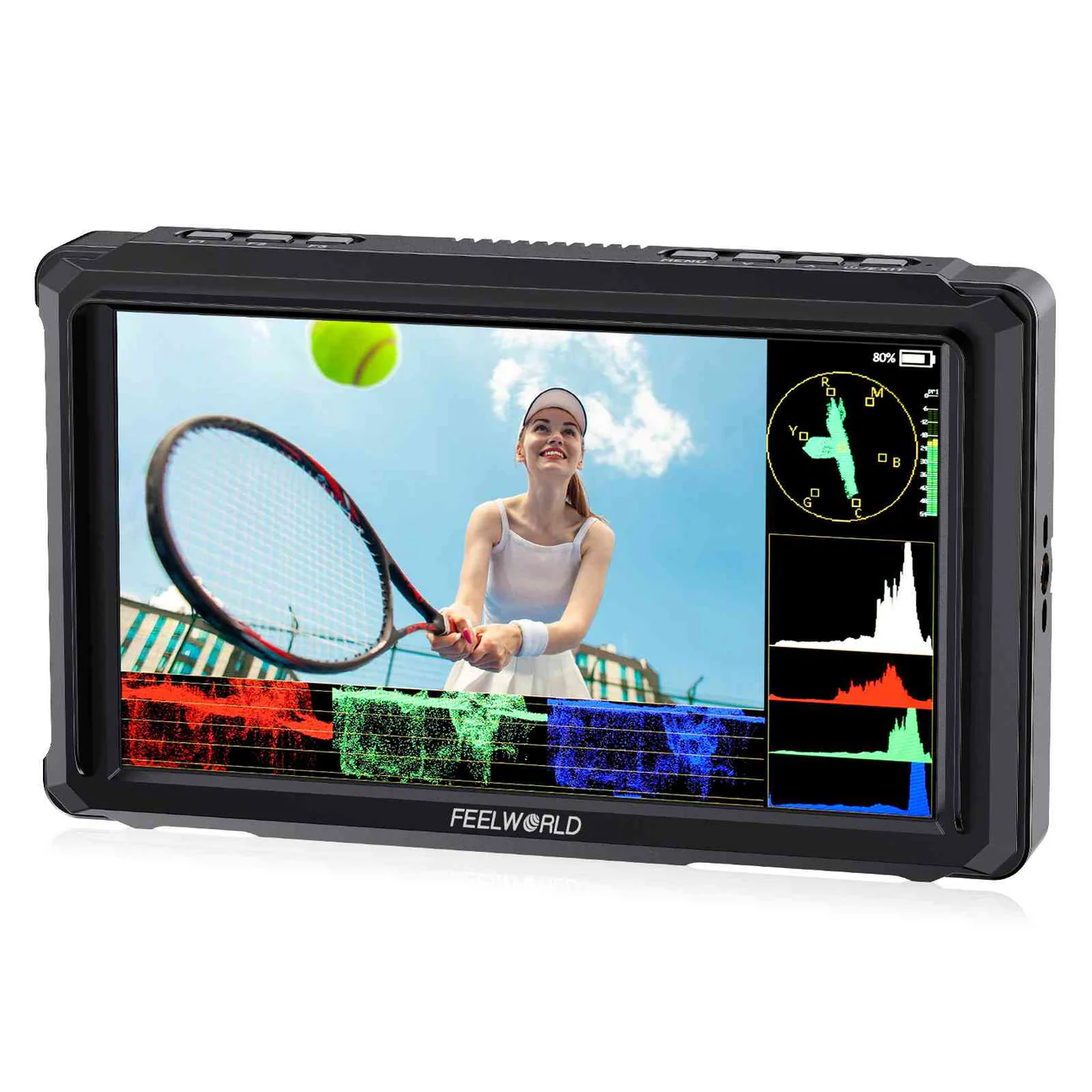 FEELWORLD FW568 PRO 6inch 1200nit High Bright Camera DSLR Monitor 4K HDMI 60Hz