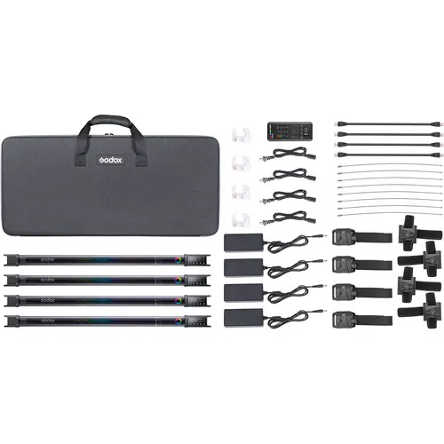 Godox TL60-K4 RGB LED Tube Light (4-Light Kit)