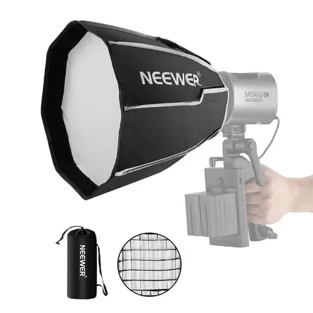 NEEWER  NS4P  50cm - 8 RIBS Quick Release Softbox with Grid - NEEWER mount | 10103085
