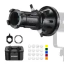 Neewer LS-38 Bowens Mount Spotlight Snoot with 40-Degree Optical Lens and Carrying Bag (90101355)