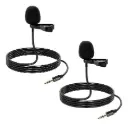 NEEWER Microfone de lapela Lavalier (pacote com 2), condensador omnidirecional com clipe  | 21000106