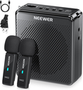 NEEWER VA02 Voice Amplifier with Wireless Microphone, Mic Kit and Megaphone Speaker Portable Mini USB C Rechargeable Noise Cancelling 10 Hours 15m Range 21000195