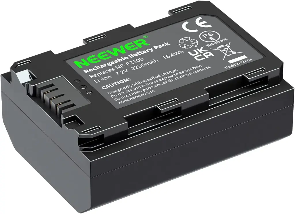 Neewer NP-FZ100 2280mAh Rechargeable Li-ion Replacement Battery for Sony (10103230)