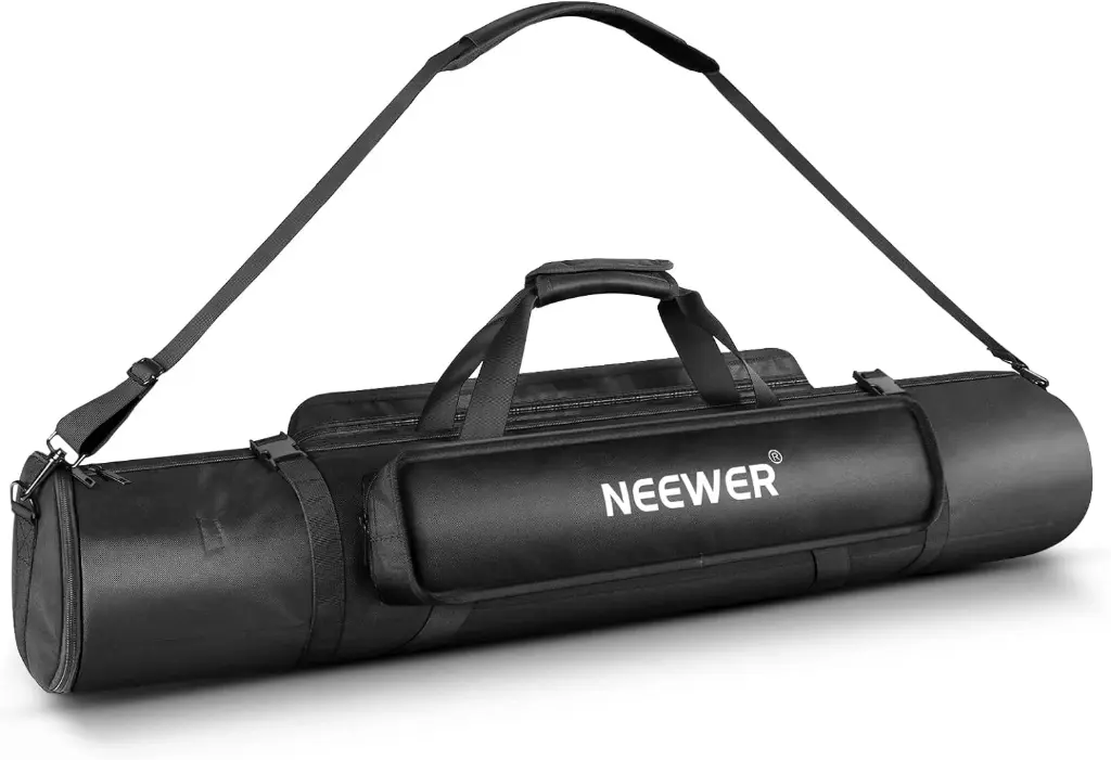 NEEWER PB3 39.37"/1M STAINLESS STEEL LIGHT STAND  BAG , 1M Tripod Carrying Case, Heavy Duty Waterproof Nylon Bag with Hand