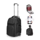 Neewer PB027 2-in-1 Carry-On Camera Roller Backpack with Pull Bar (10104796)
