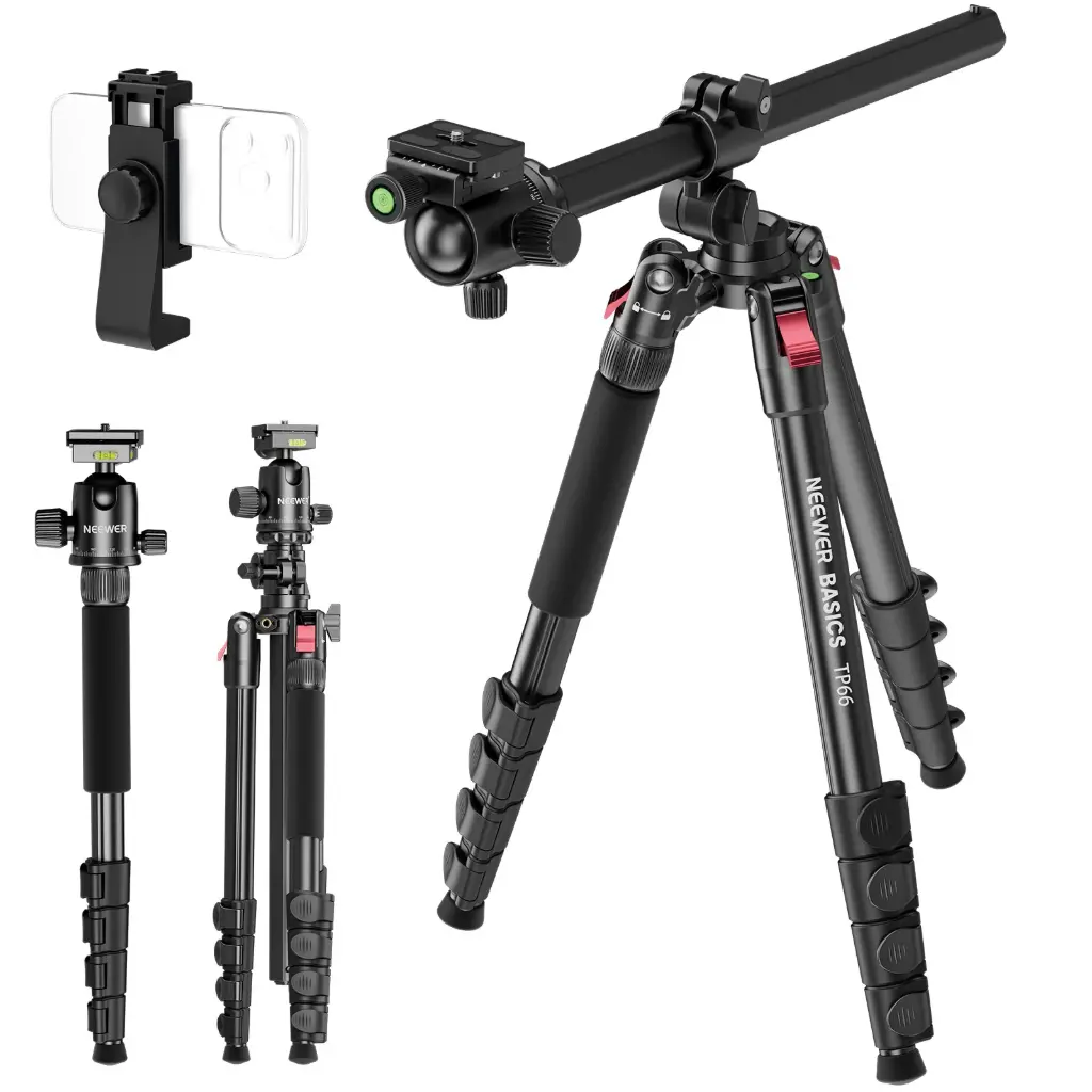 NEEWER TP66 BASICS TP66 64.5"/164cm Horizontal Overhead Tripod 10107133