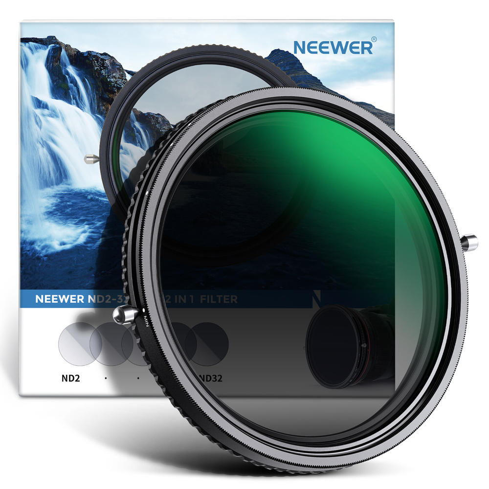 Neewer NWSERIES S 2-in-1 77mm HD Variable ND Filter ND2-ND32 with CPL (10101188)