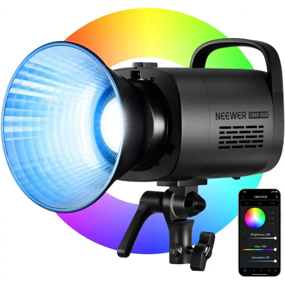 Neewer MS60B Bi-Color LED Video Light with App Control V2 (EU) (10104694)