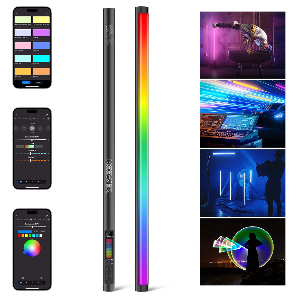 NEEWER TL90C 30W RGB Tube Light with APP/2.4G/DMX Control 10105098