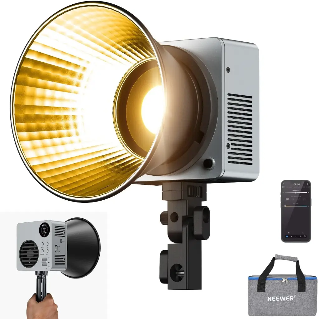 Neewer Hb80B 80W Led Video Light With App/2.4G Control, High-Brightness Constan_ 10105848