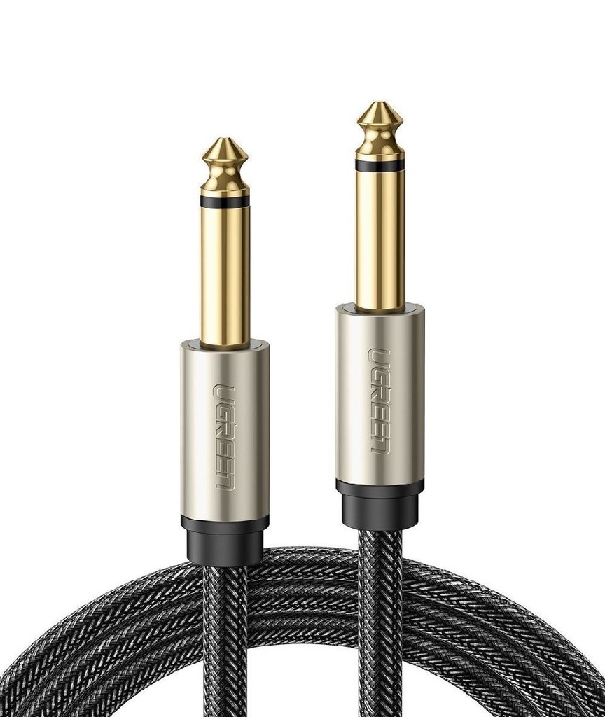 UGREEN 6.5mm Male to Male Stereo Auxiliary Aux Audio Cable AV128 (10636-10638-10639)(1M-2M-3M)