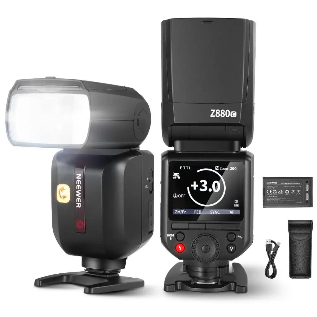 NEEWER Z880-C GN60 5600K 76Ws TTL Flash Speedlite 10104999