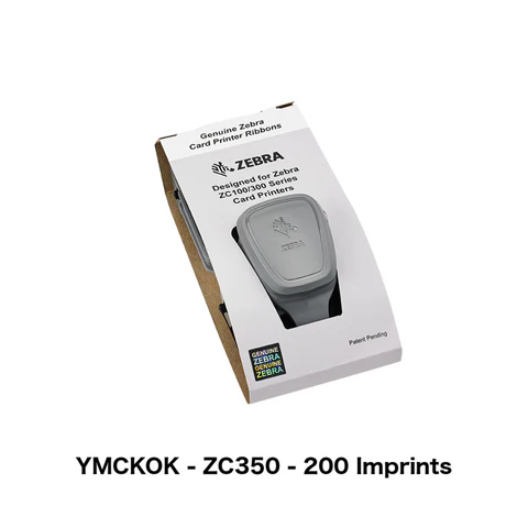 YMCKOK Colour Printer Ribbon for Zebra ZC350 (200 Prints)