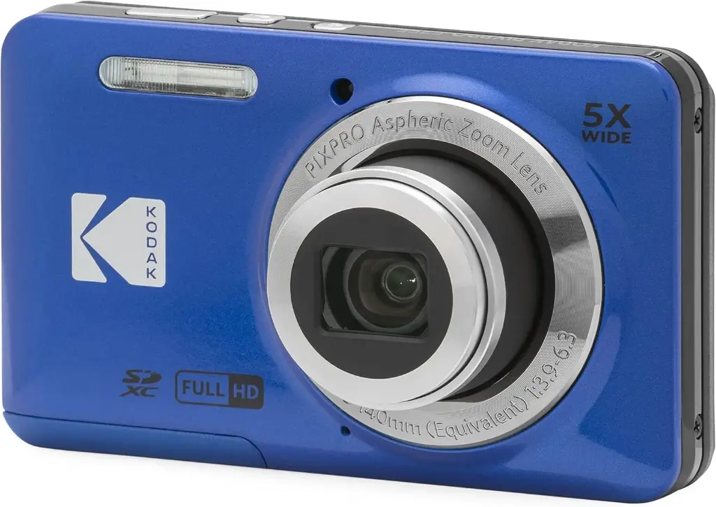 Kodak PIXPRO FZ55 Friendly Zoom Digital Camera, Blue