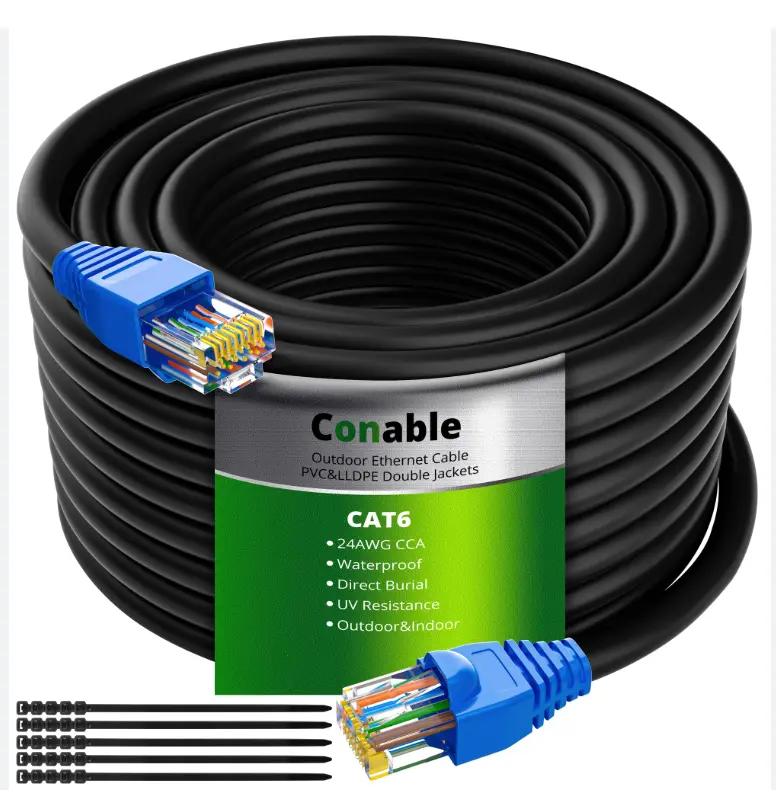 Cat6e SFTP Outdoor Network Cable — 300m Roll