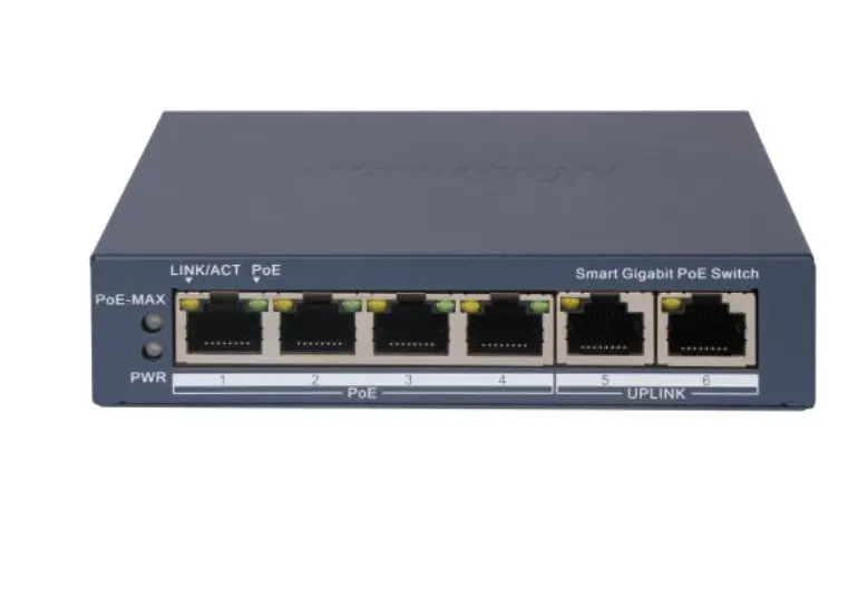 Hikvision DS-3E1506P-EI/M 4-Port Gigabit Smart Managed PoE Switch